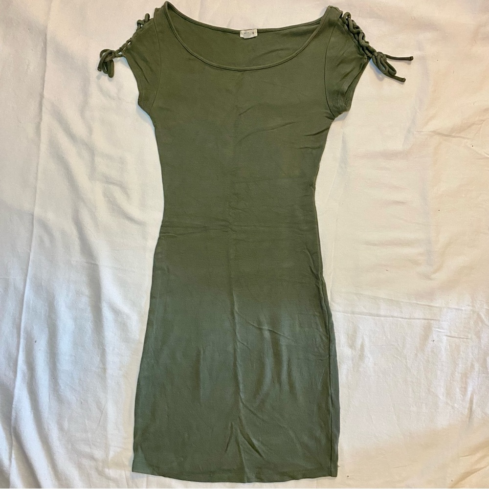 Army Green Stretchy Bodycon Dress